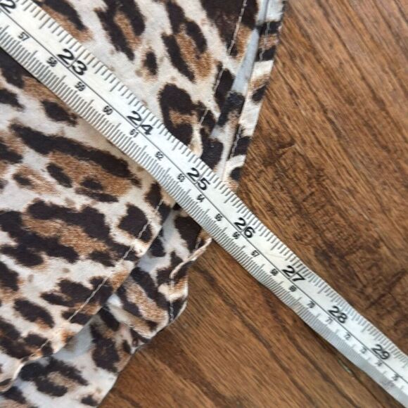 J.Crew cotton leopard collared button down size small - Picture 6 of 12